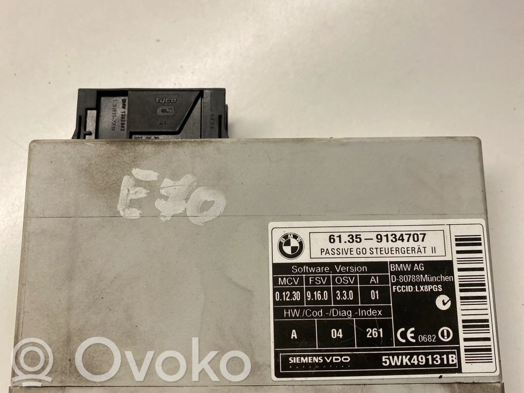 Keyless (KESSY) go control unit/module   9134707,5WK49131B