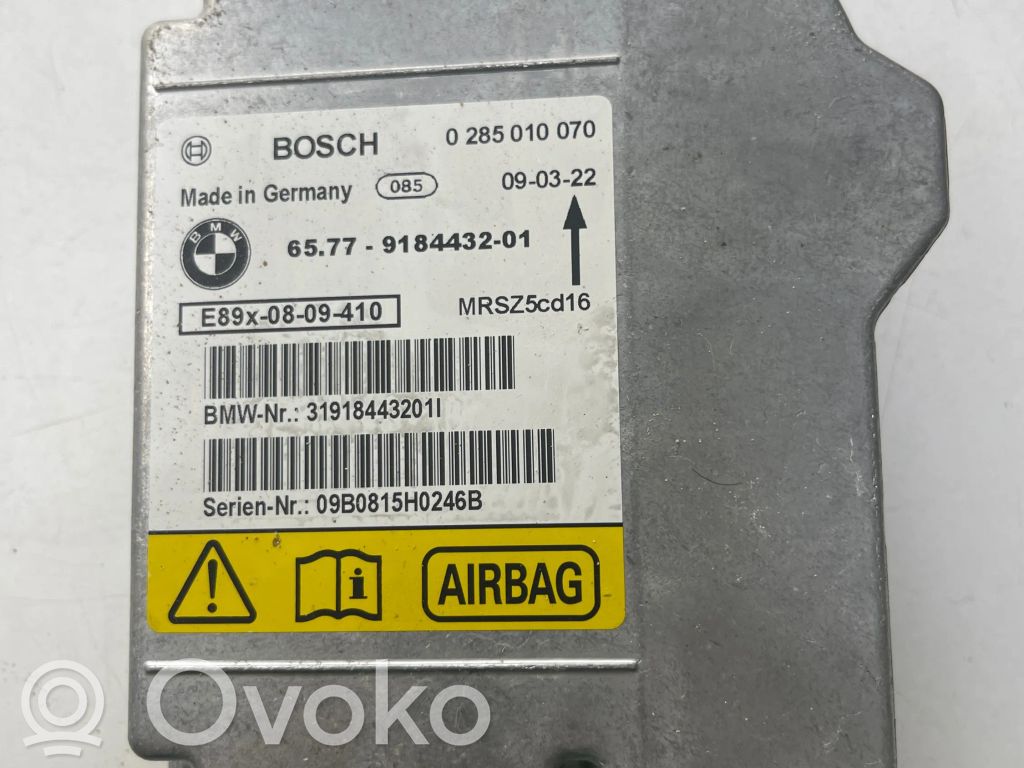 Turvatyynyn ohjainlaite/moduuli   9184432,0285010070,MRSZ5C016,319184432011