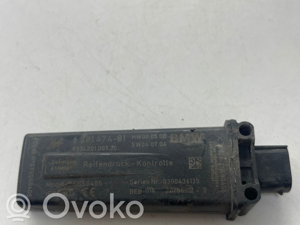 BMW 5 F10 F11 Sterownik / Moduł kontroli ciśnienia w oponach 
