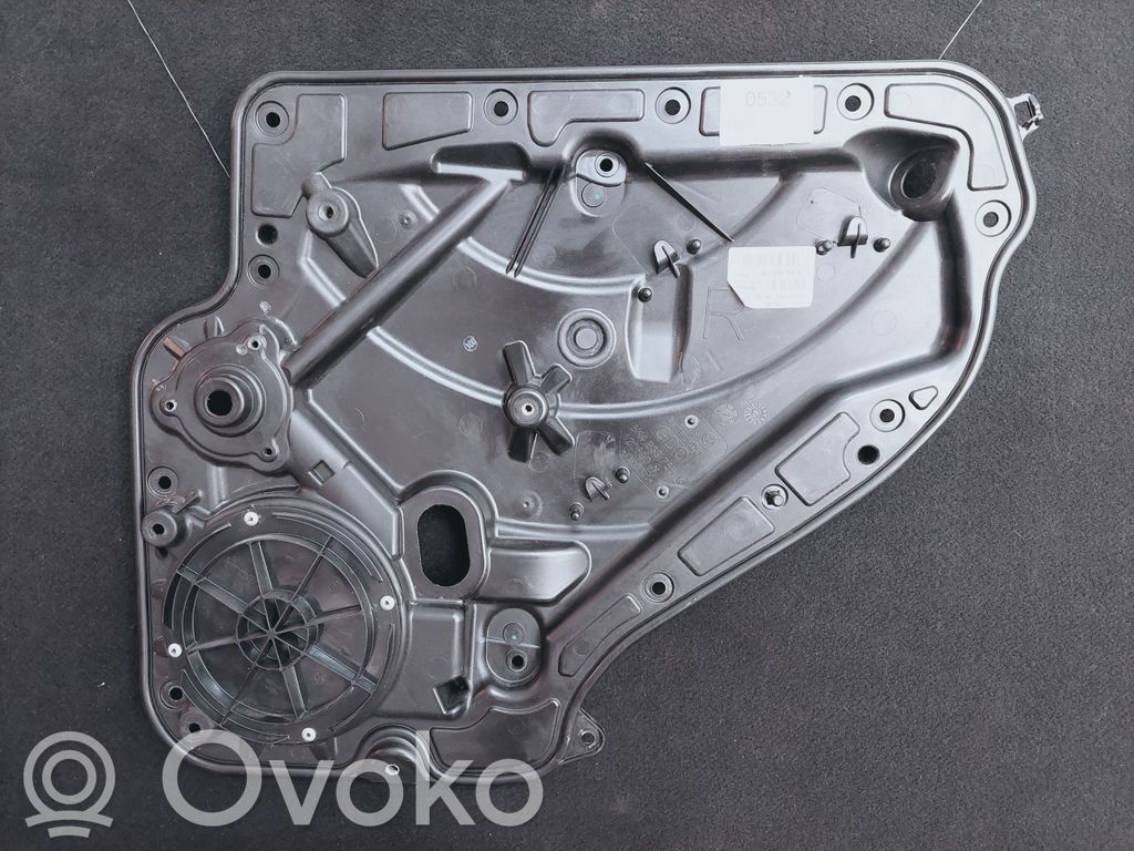 Mechanizm podnoszenia szyby tylnej bez silnika   5K4839730,5K4839756