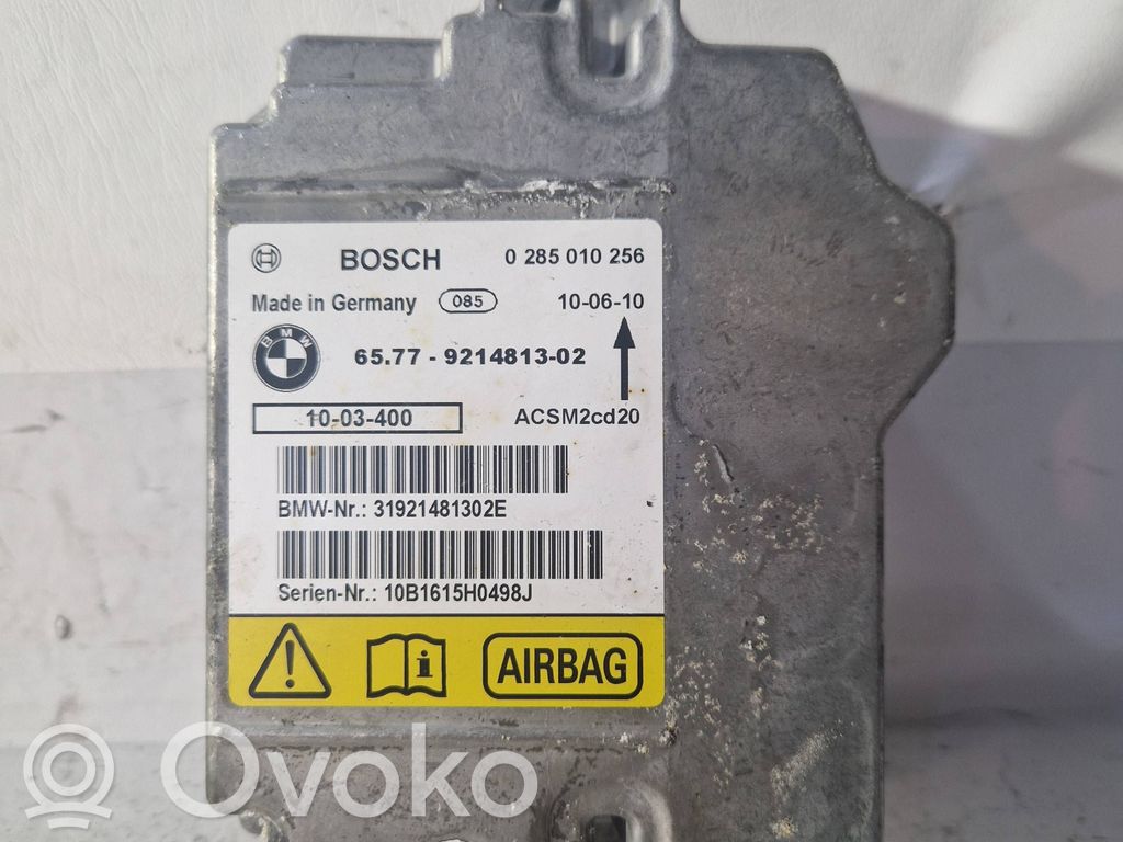 Airbag control unit/module   0285010256,9214813,31921481302E,ACSM2CQ20