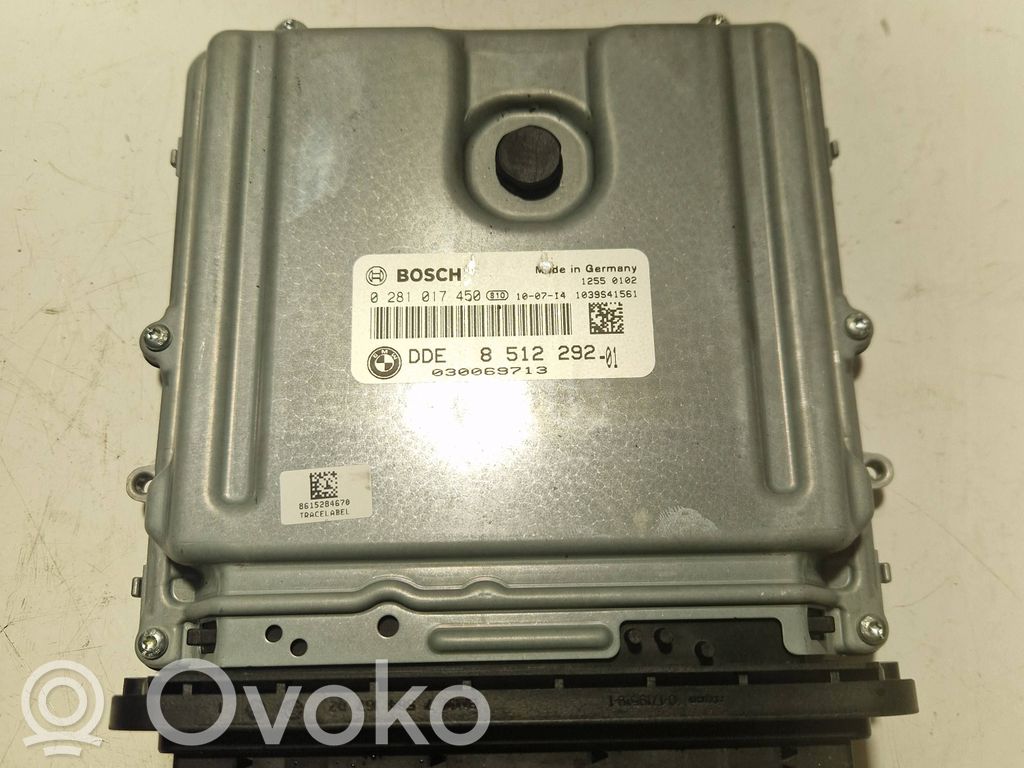 BMW 3 E90 E91 Unidad de control/módulo del motor 