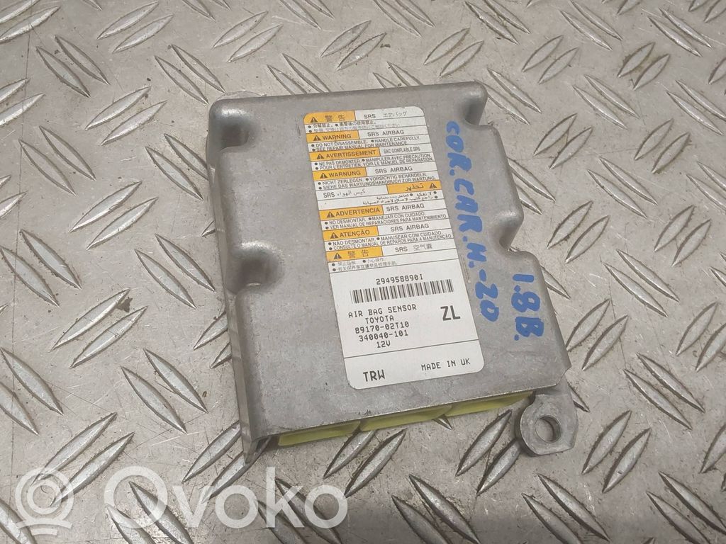 Toyota Corolla E210 E21 Airbag control unit/module 