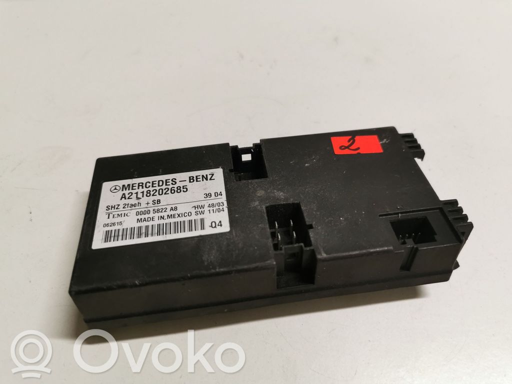 Mercedes-Benz E W211 Seat control module 