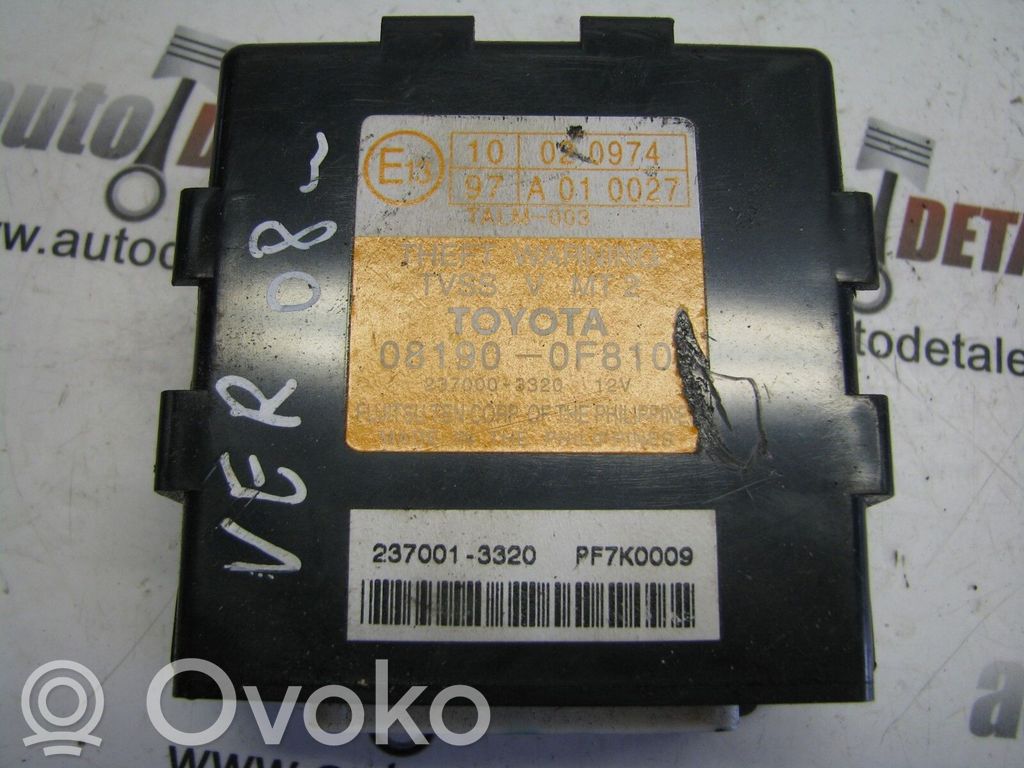 Toyota Corolla Verso AR10 Alarm control unit/module 