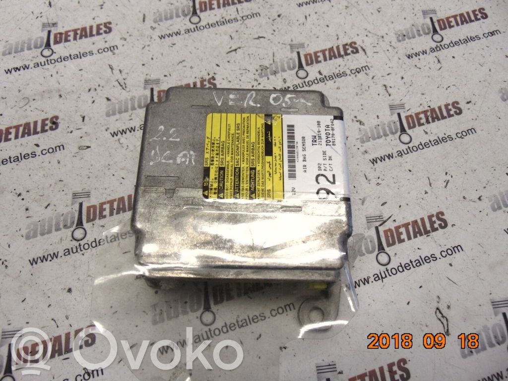 Toyota Corolla Verso E121 Airbag control unit/module 
