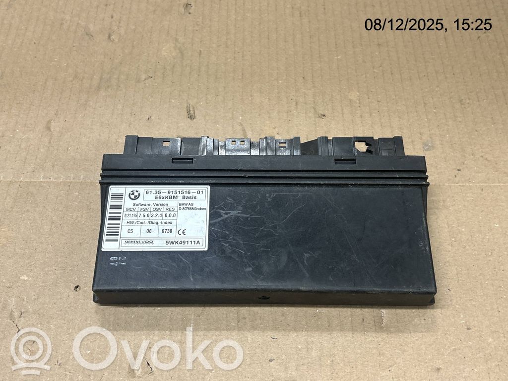 BMW 5 E60 E61 Comfort/convenience module 