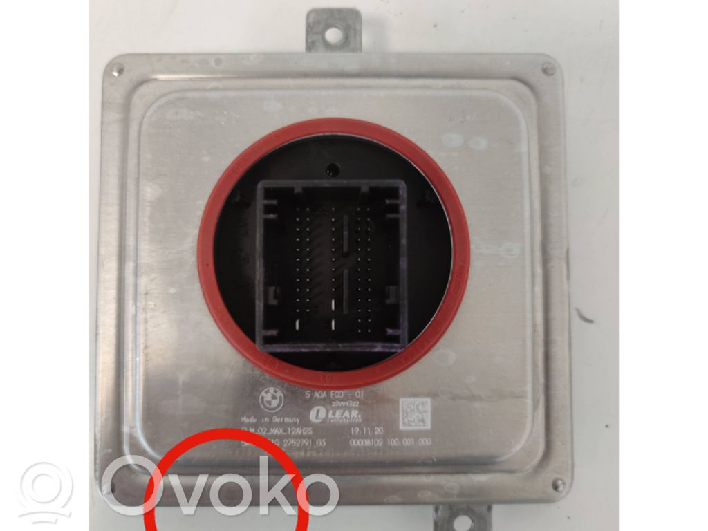 BMW 3 G20 G21 LED-liitäntälaitteen ohjausmoduuli 