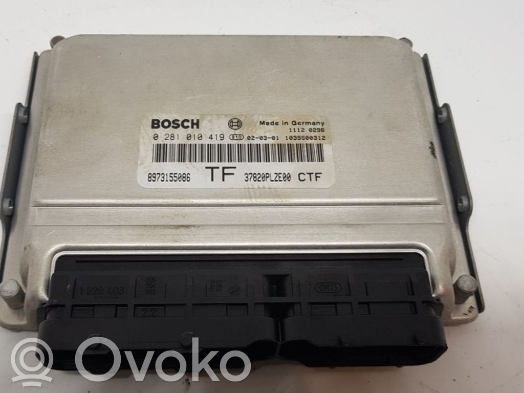 Honda Civic Engine control unit/module 