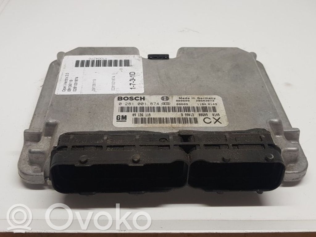 Opel Vectra B Engine control unit/module 
