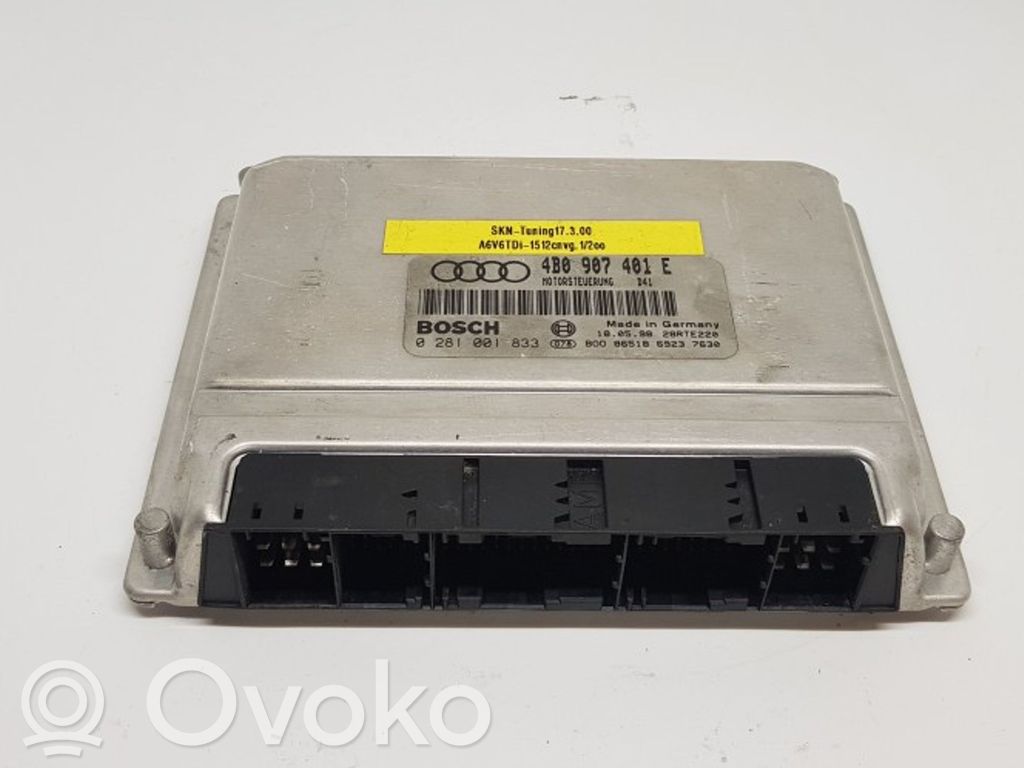 Gearbox control unit/module   4B0907401E,0281001833