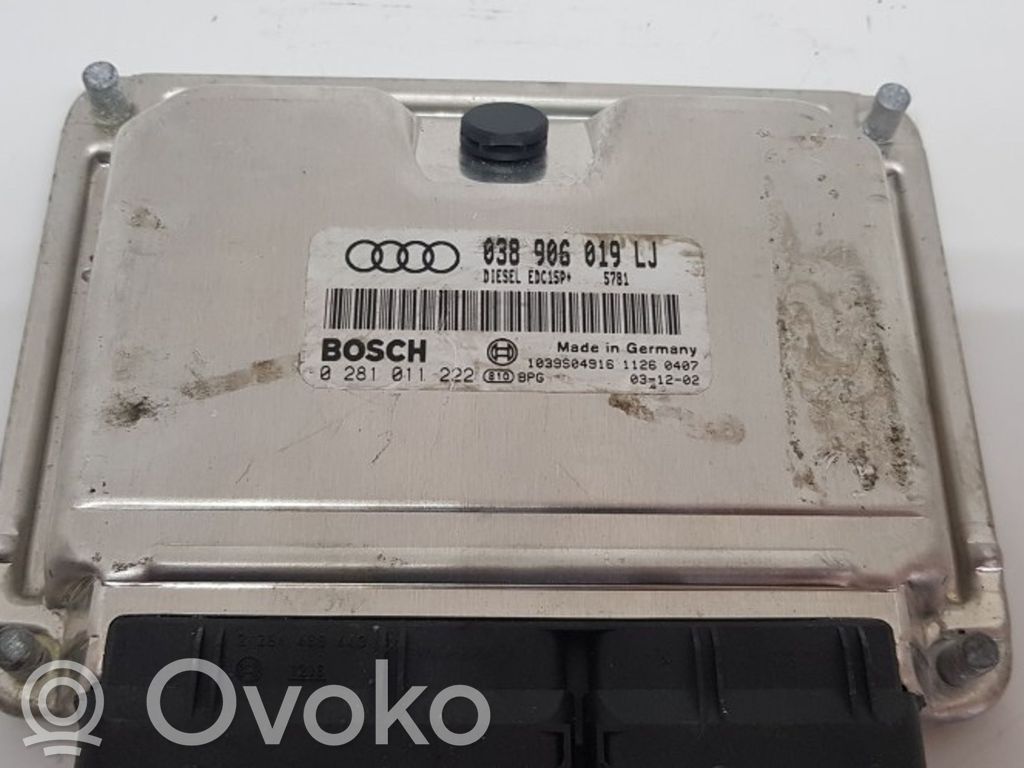 Engine control unit/module   8E0907401J,0281011387