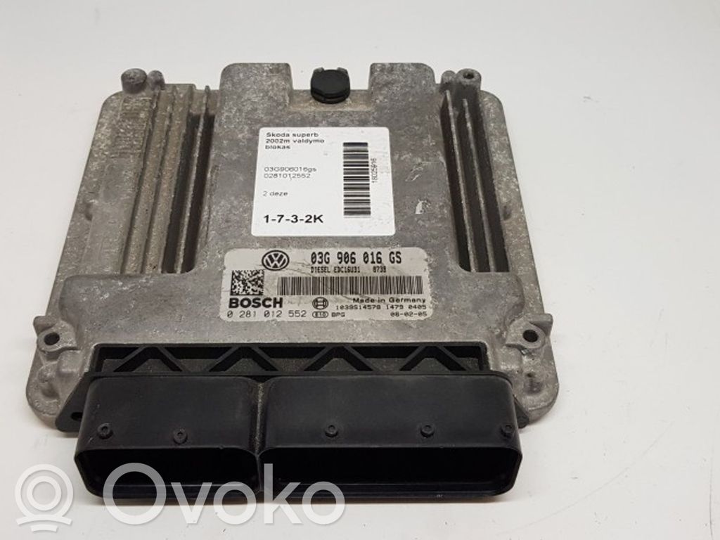 Skoda Superb B5 (3U) Engine control unit/module 