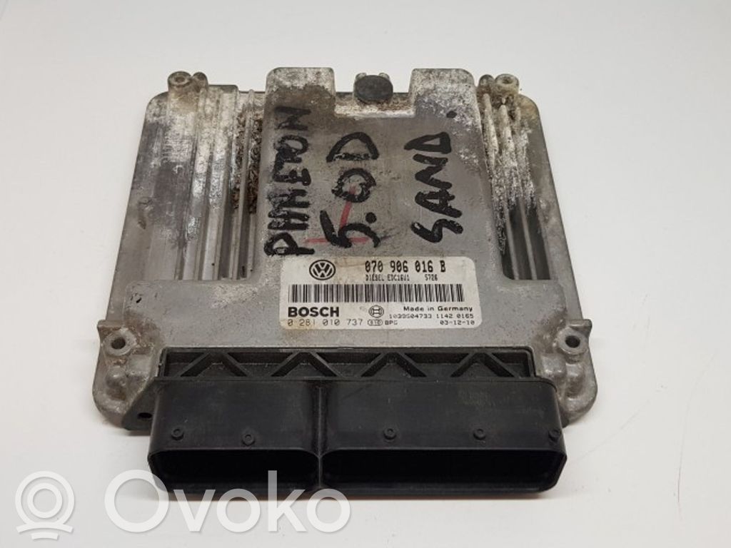 Engine control unit/module   070906016B,0281010737