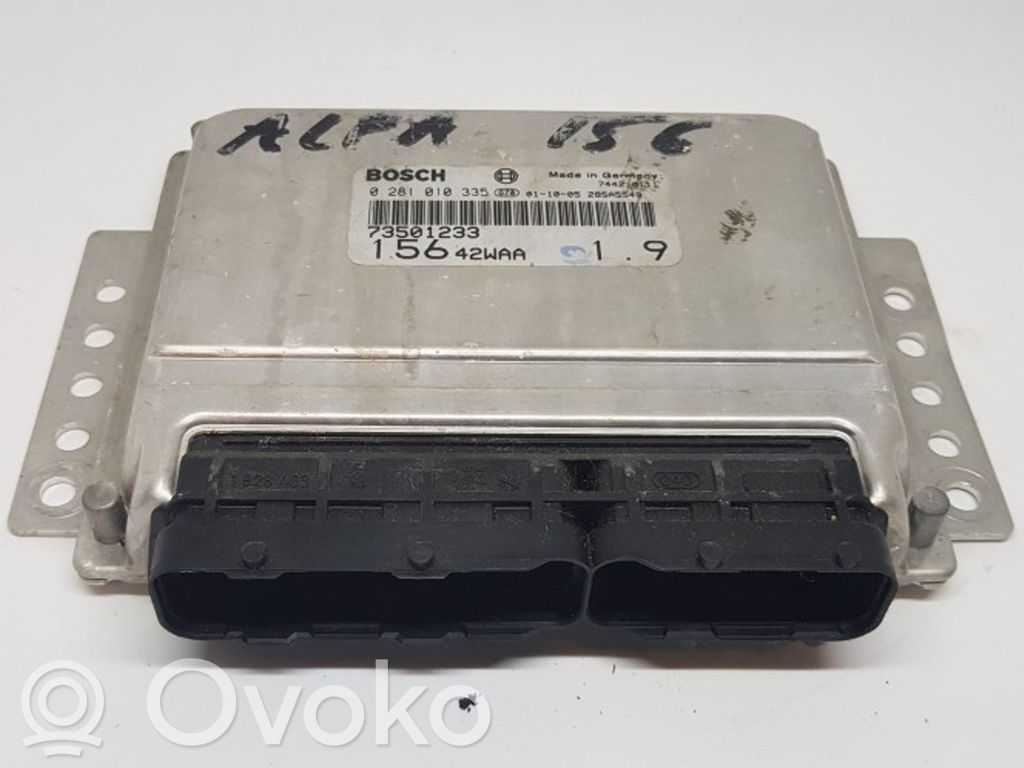 Engine control unit/module   0281010335,73501233