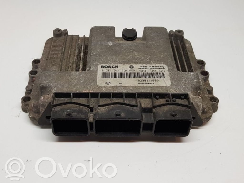 Engine control unit/module   0281011724,8200311550