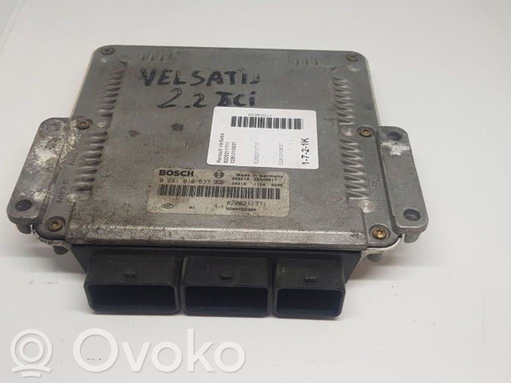 Engine control unit/module   0281010637,8200211711