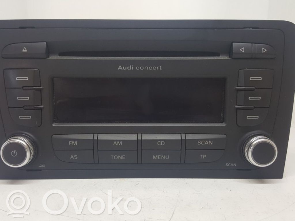 Audi A3 S3 8P Panel / Radioodtwarzacz CD/DVD/GPS 