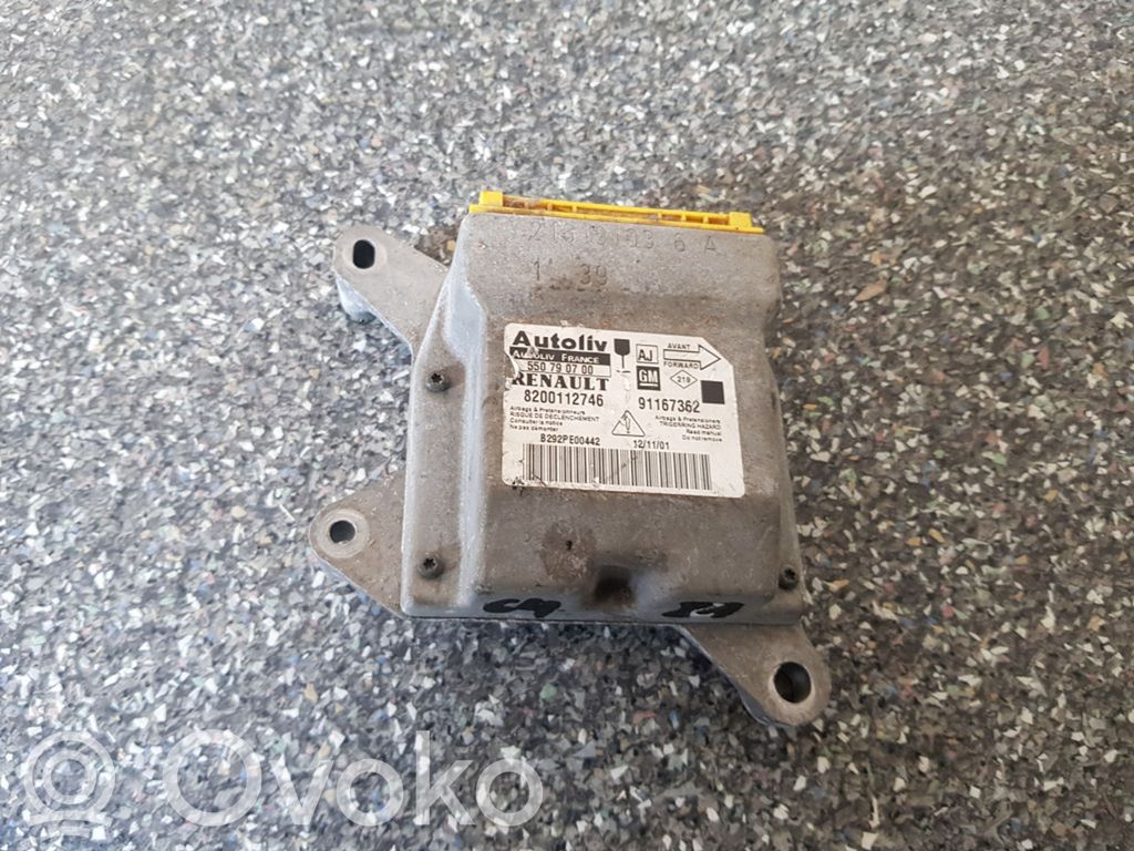 Renault Trafic II (X83) Airbag control unit/module 