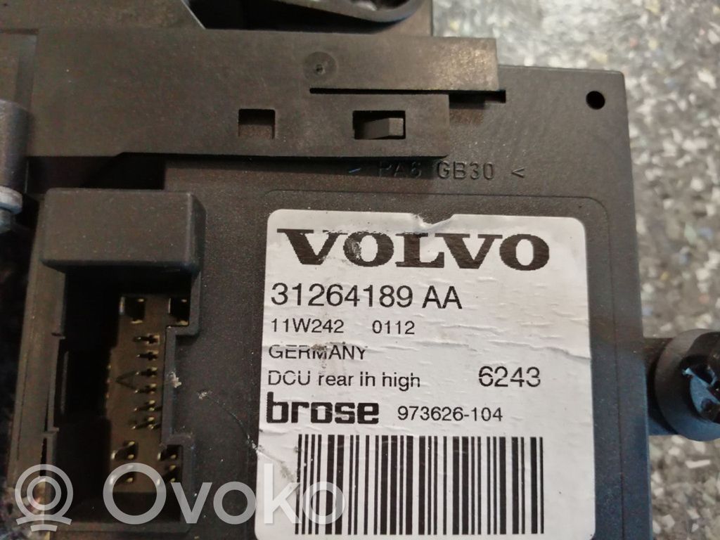 Volvo V50 Moteur de lève-vitre de porte arrière 