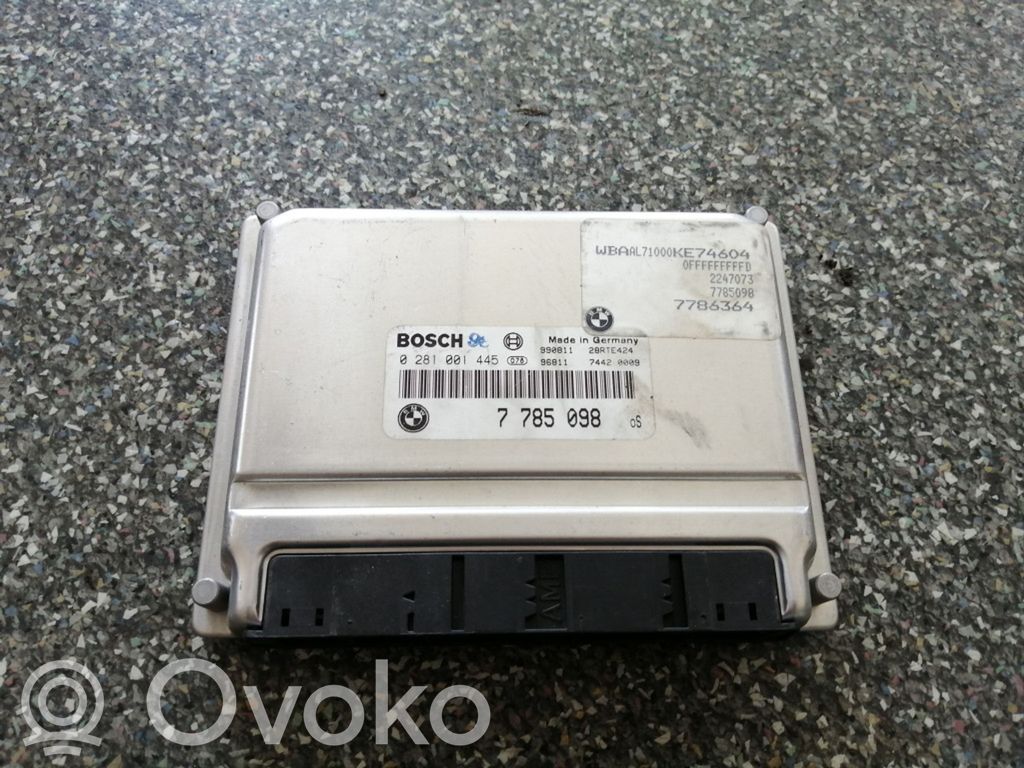 Engine control unit/module   0281001445078,7785098