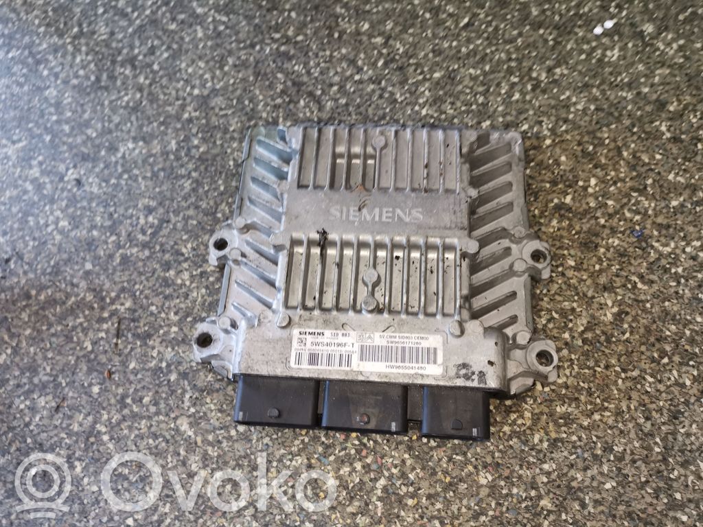 Engine control unit/module   9656171280,9655041480