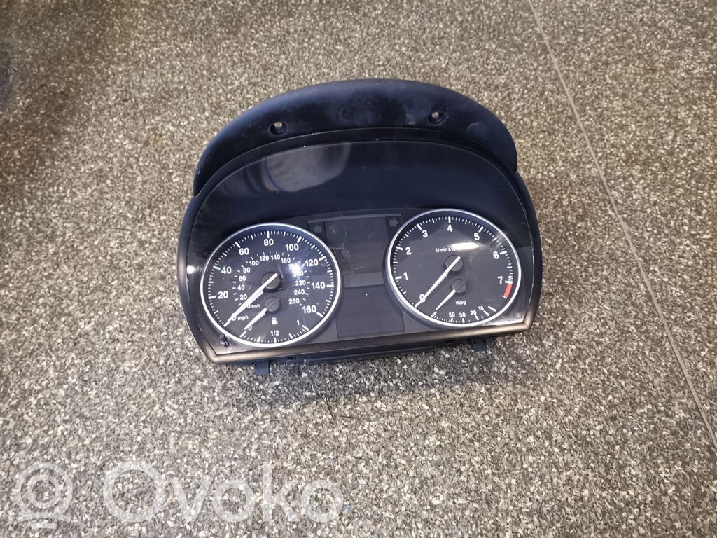 BMW 3 E90 E91 Speedometer (instrument cluster) 