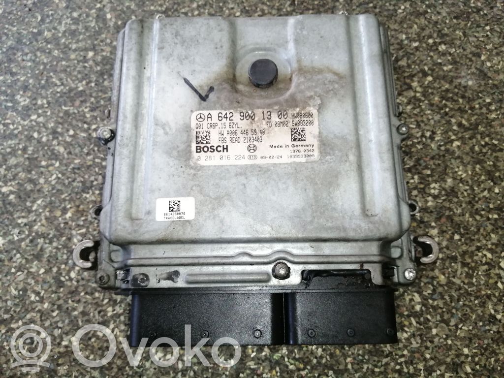 Engine control unit/module   A6429001300,0281016224