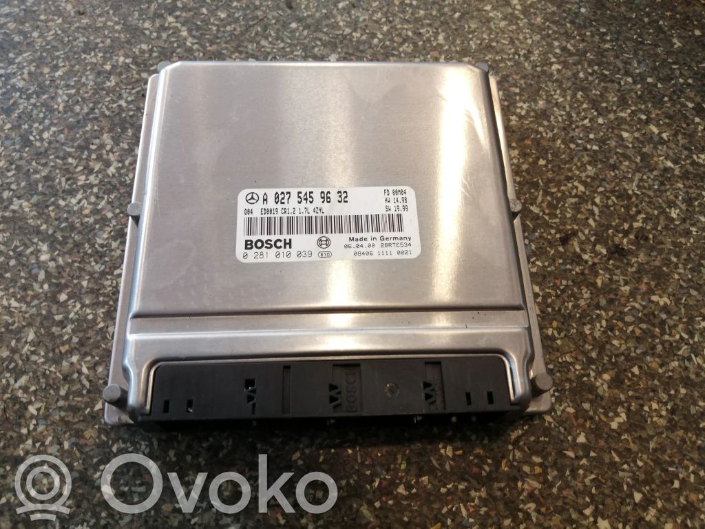 Mercedes-Benz A W168 Engine control unit/module 
