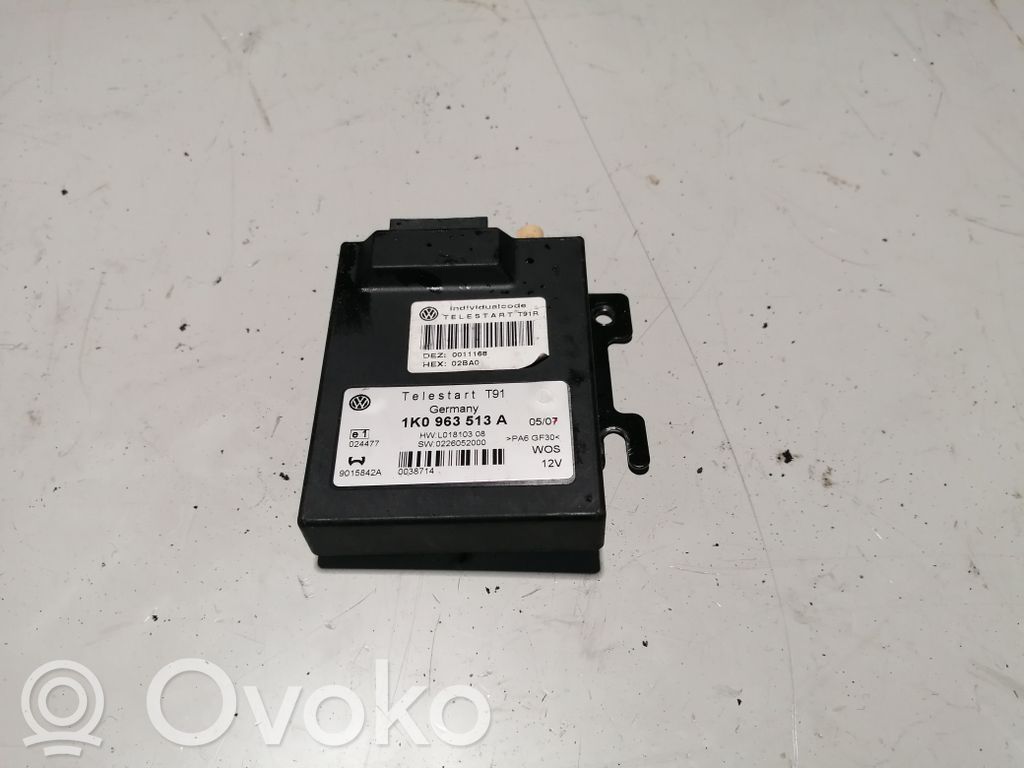 Volkswagen Sharan Auxiliary heating control unit/module 