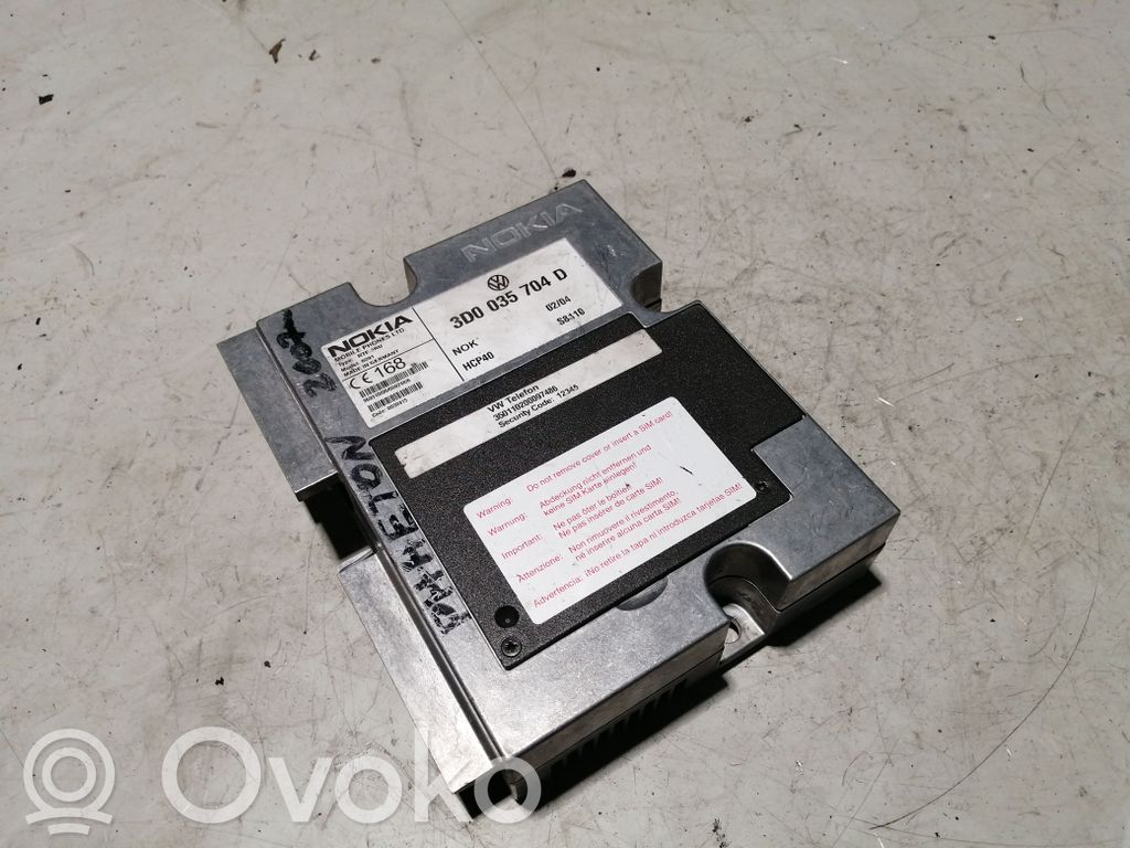 Volkswagen Phaeton Phone control unit/module 
