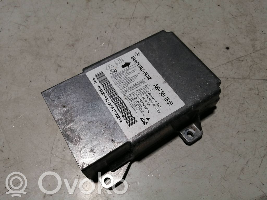 Mercedes-Benz C W204 Unitate/modul de comandă airbaguri