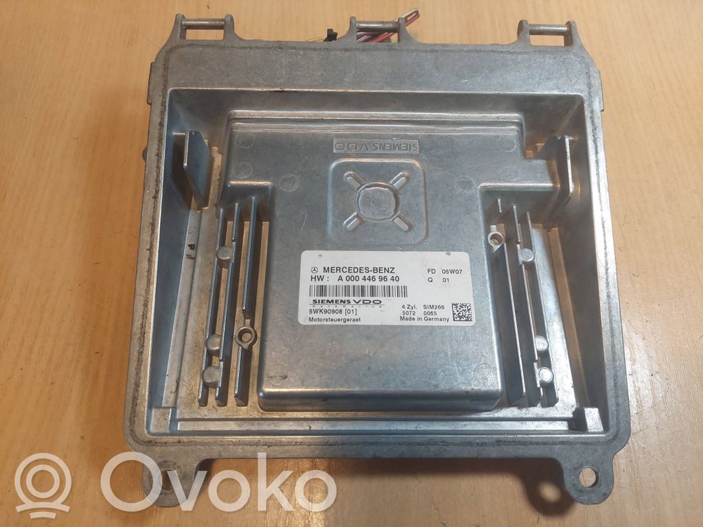 Mercedes-Benz A W169 Komputer / Sterownik ECU silnika 