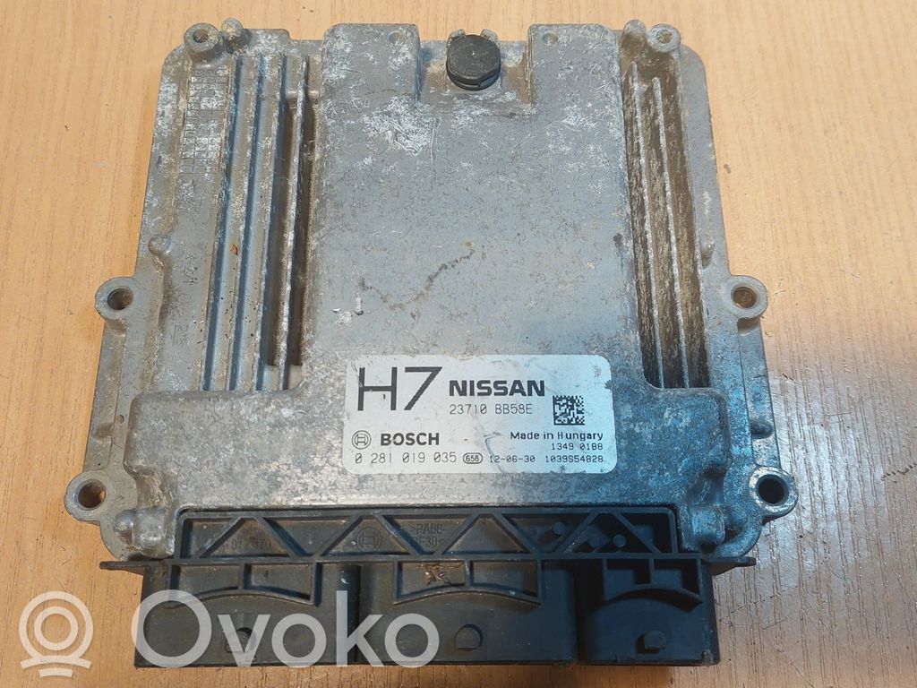 Nissan Qashqai Engine control unit/module ECU 