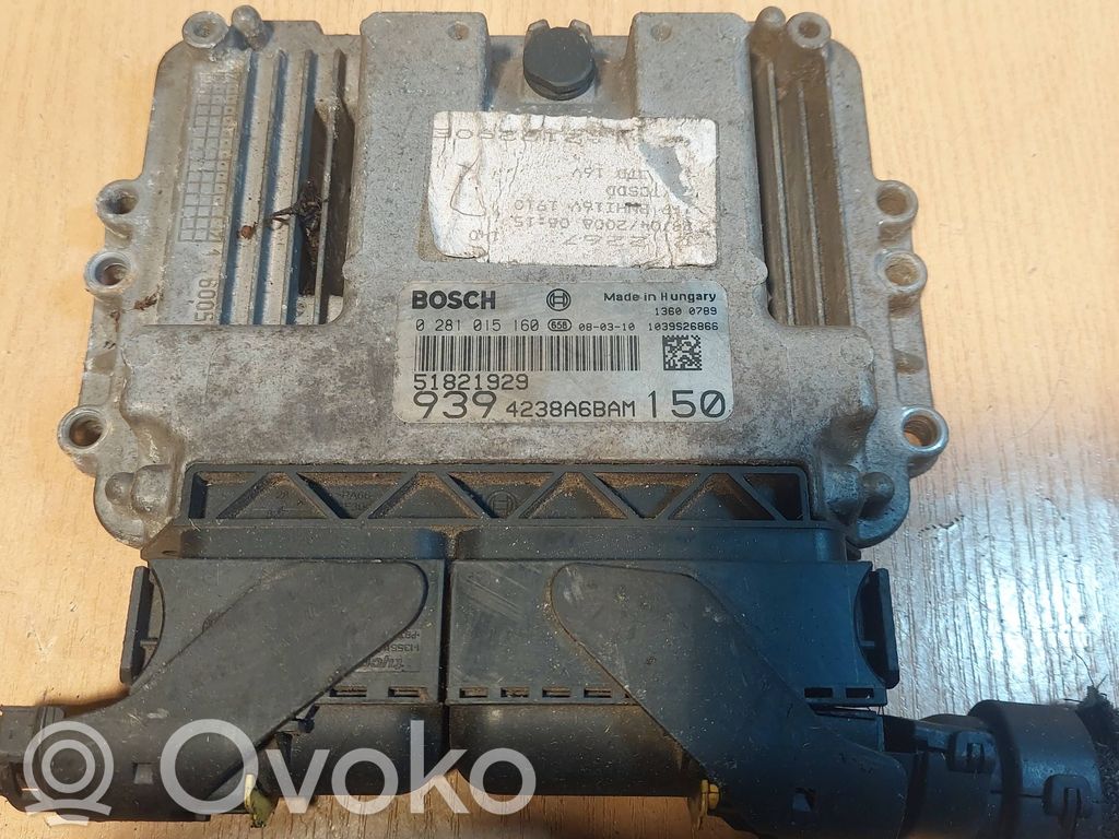 Engine control unit/module ECU   0281015160,51821929