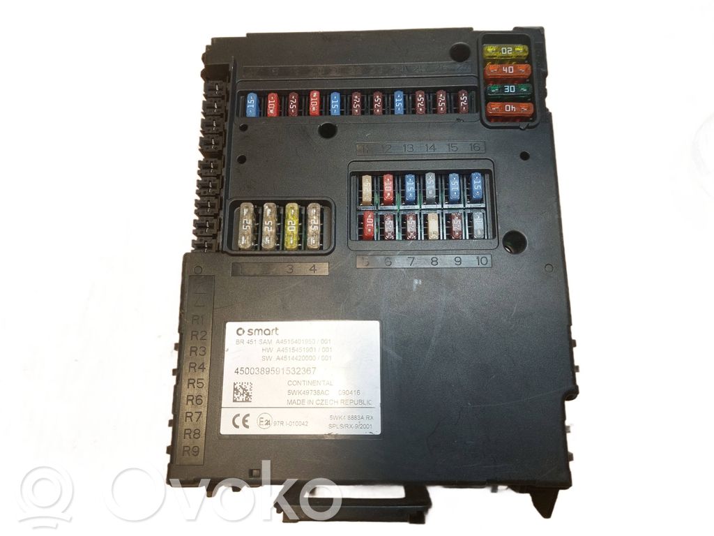 Unidad de control SAM   A4515401950,A4514420000,A4515451901,5WK49738AC