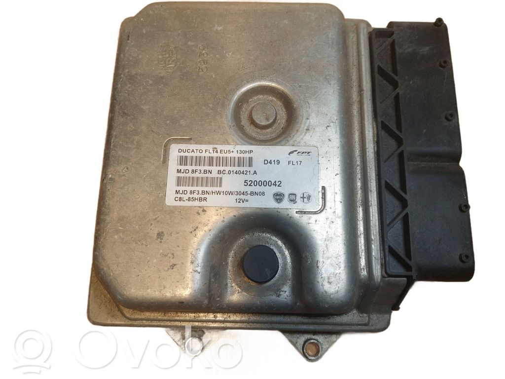 Engine control unit/module ECU   52000042,MJD8F3BN,HW10W