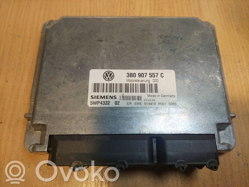 Engine control unit/module ECU   3B0907557C,5WP4332