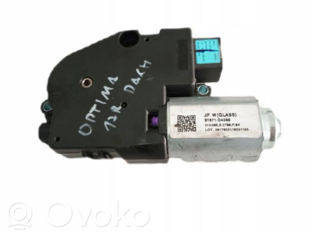 KIA Optima Motor/actuator trapă 