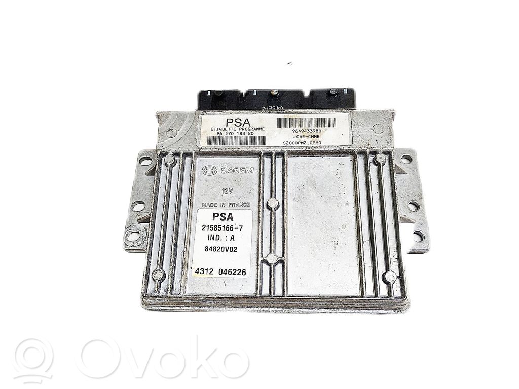 Citroen C3 Engine control unit/module 