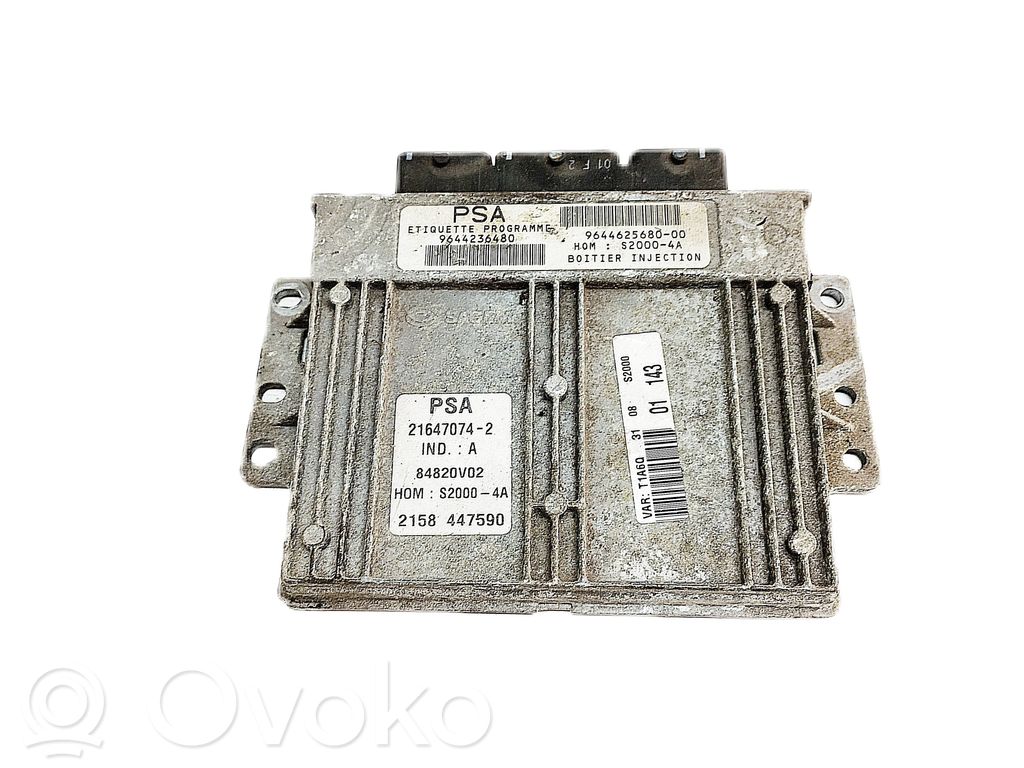 Peugeot 206 Speedometer (instrument cluster) 