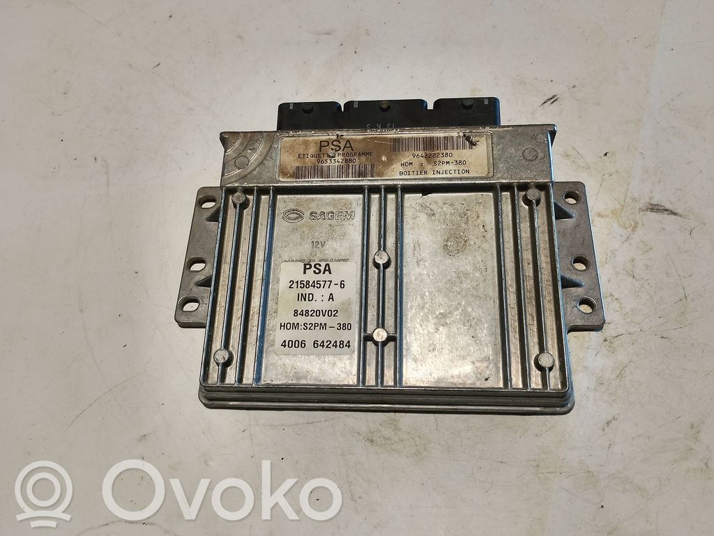 Citroen C3 Pluriel Sterownik / Moduł ECU 