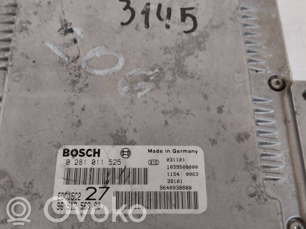 Peugeot 206 Engine control unit/module 