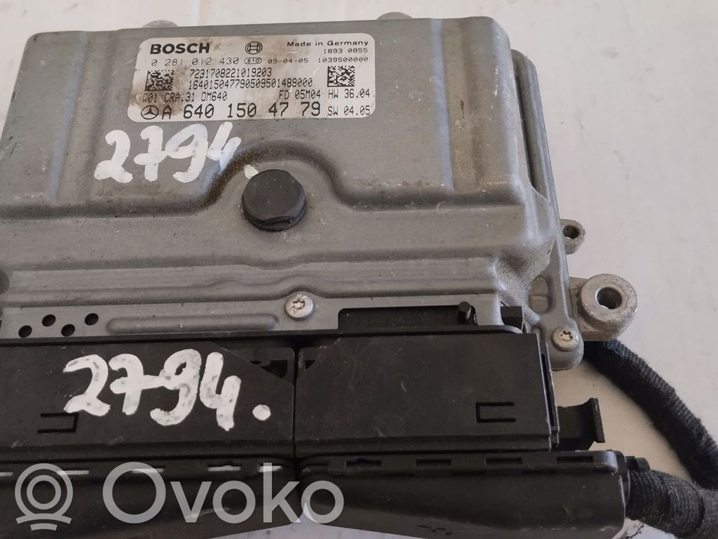 Engine control unit/module   A6401504779