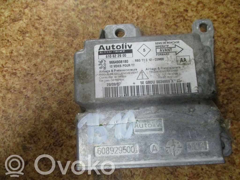 Peugeot 308 Airbag control unit/module 
