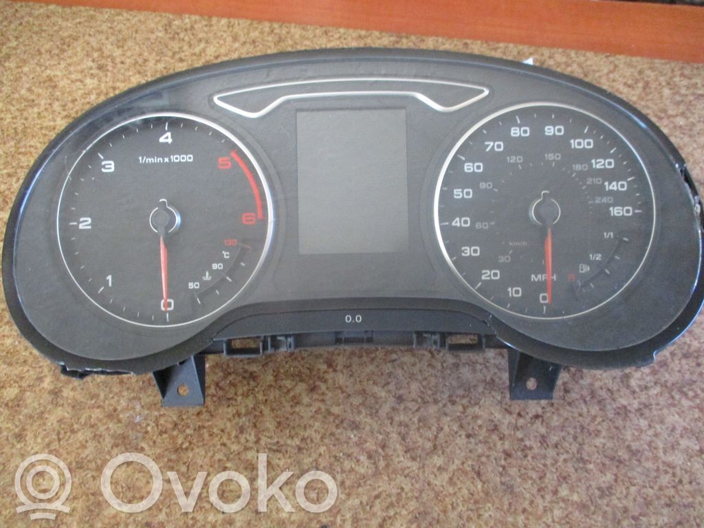 Audi A3 S3 8V Speedometer (instrument cluster) 