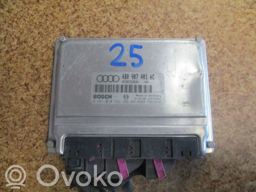Audi A6 S6 C5 4B Variklio valdymo blokas 
