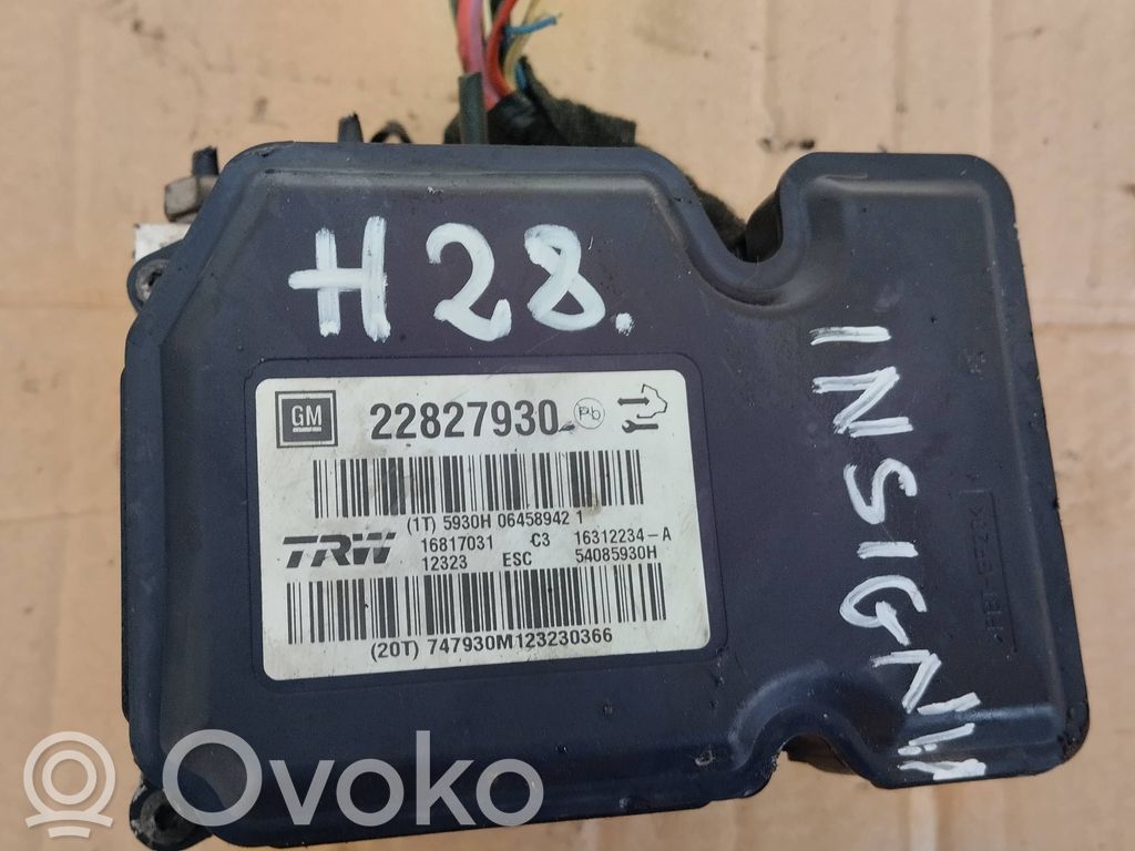 Bomba de ABS   22827930,16312234A,16817031