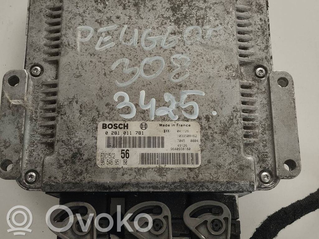 Peugeot 607 Engine control unit/module 