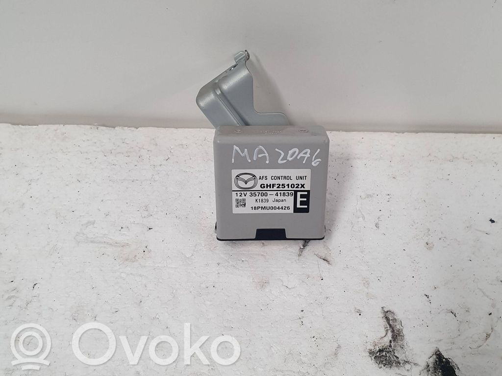 Other control units/modules   GHF25102X
